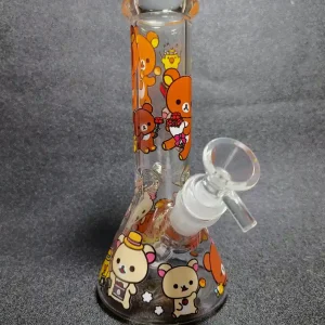 Rilakkuma Korilakkuma 8 Inch Beaker Glass Bong
