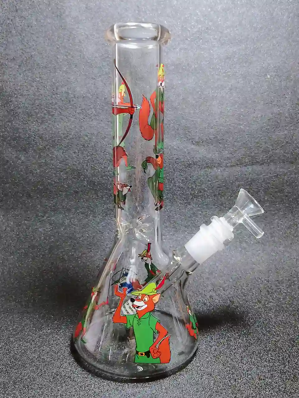 Robin Hood Fox 10 Inch Beaker Glass Bong - Image 2