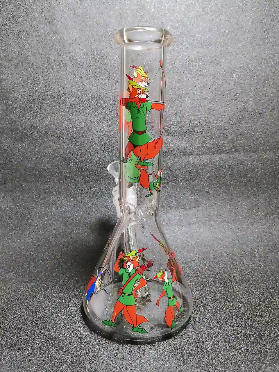 Robin Hood Fox 10 Inch Beaker Glass Bong - Image 3