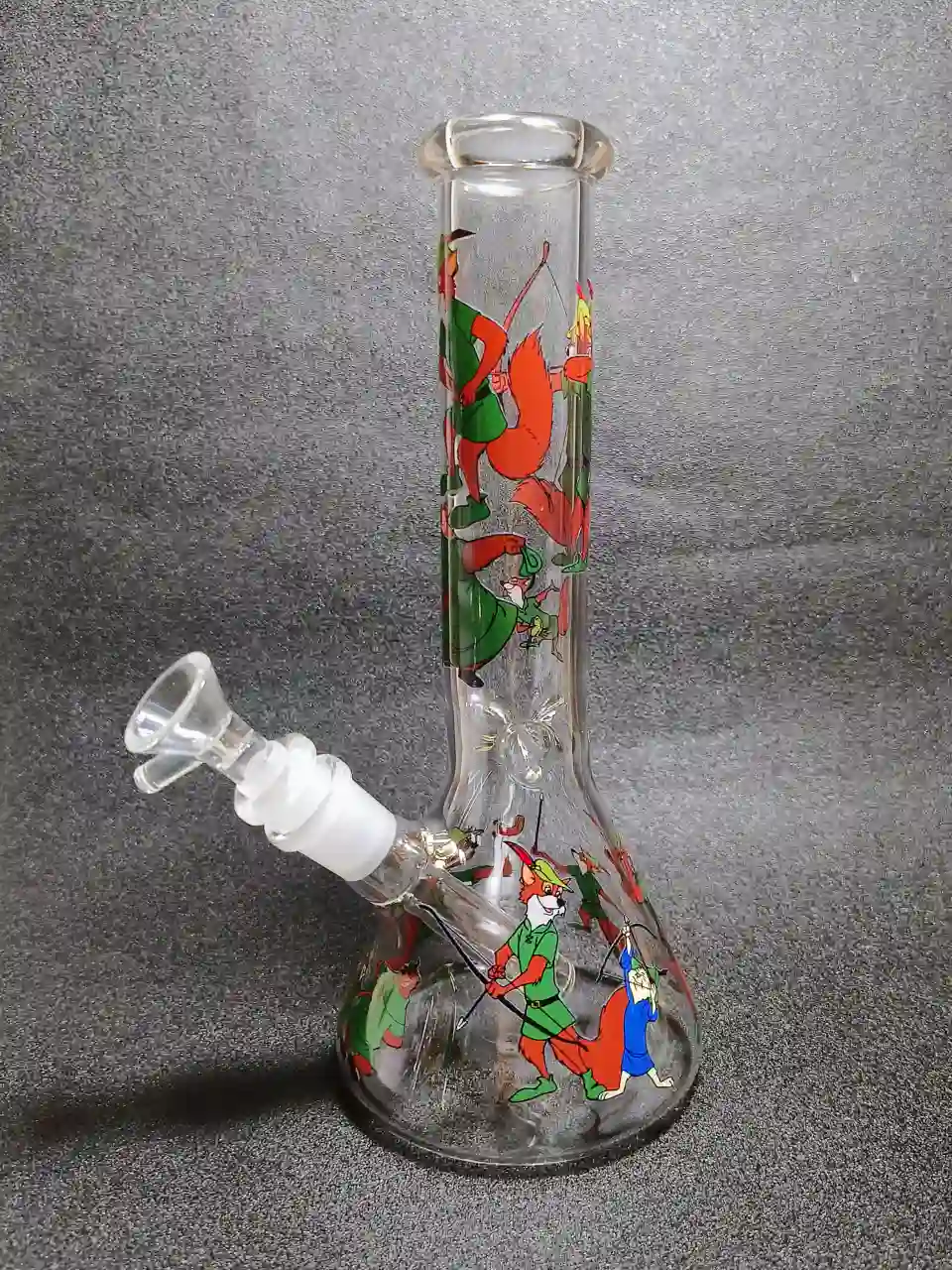 Robin Hood Fox 10 Inch Beaker Glass Bong - Image 4