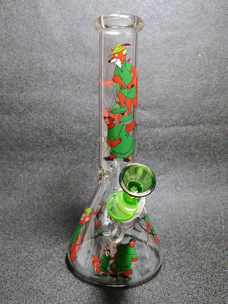 Robin Hood Fox 10 Inch Beaker Glass Bong - Image 8