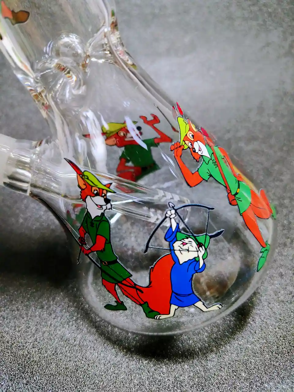 Robin Hood Fox 10 Inch Beaker Glass Bong - Image 5