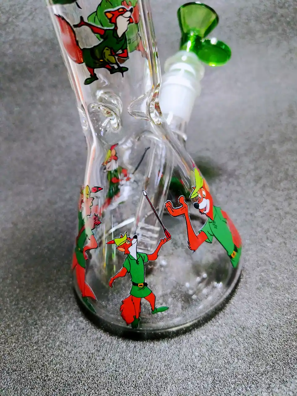 Robin Hood Fox 10 Inch Beaker Glass Bong - Image 6