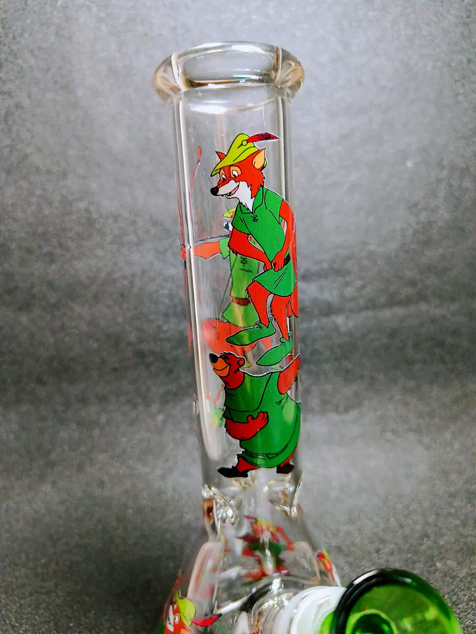Robin Hood Fox 10 Inch Beaker Glass Bong - Image 7