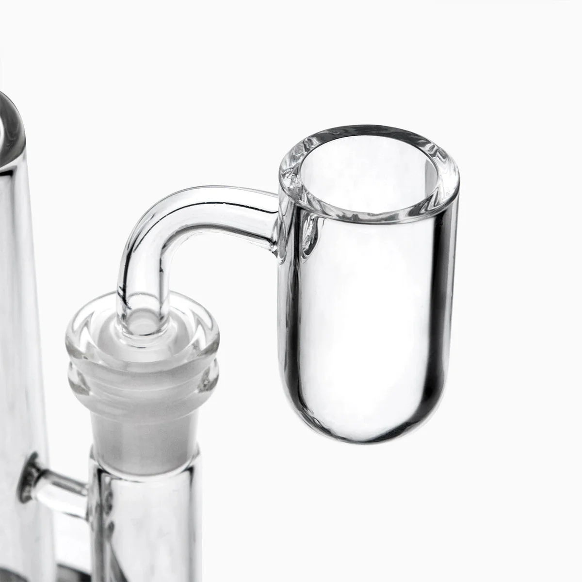 14mm Male 90° Round Bottom Flat Top Quartz Banger, 3mm - Image 2