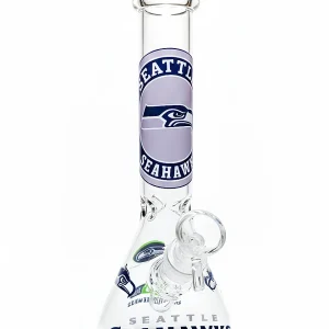10-Inch Seattle Seahawks Champion Edition Beaker Glass Bong