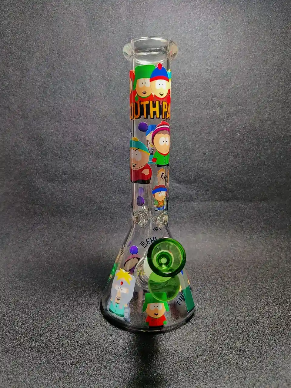 10 Inch South Park Character Beaker Bong in Borosilicate Glass