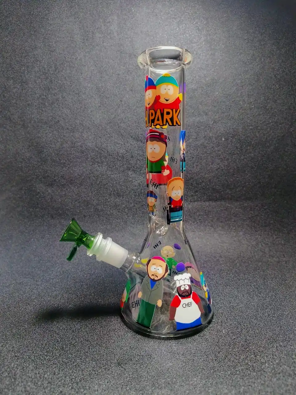 10 Inch South Park Character Beaker Bong in Borosilicate Glass - Image 4