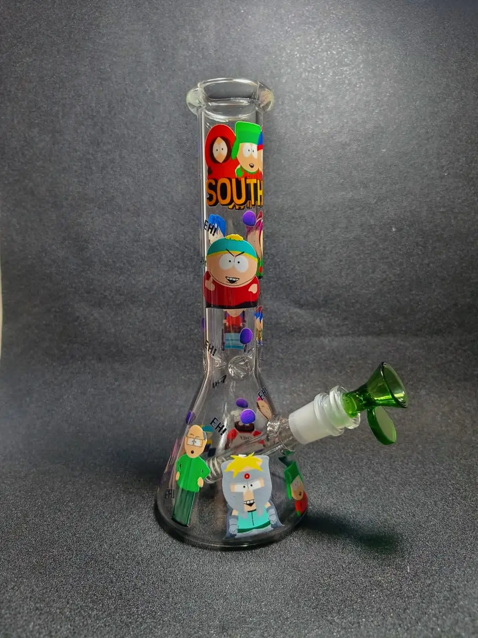 10 Inch South Park Character Beaker Bong in Borosilicate Glass - Image 2