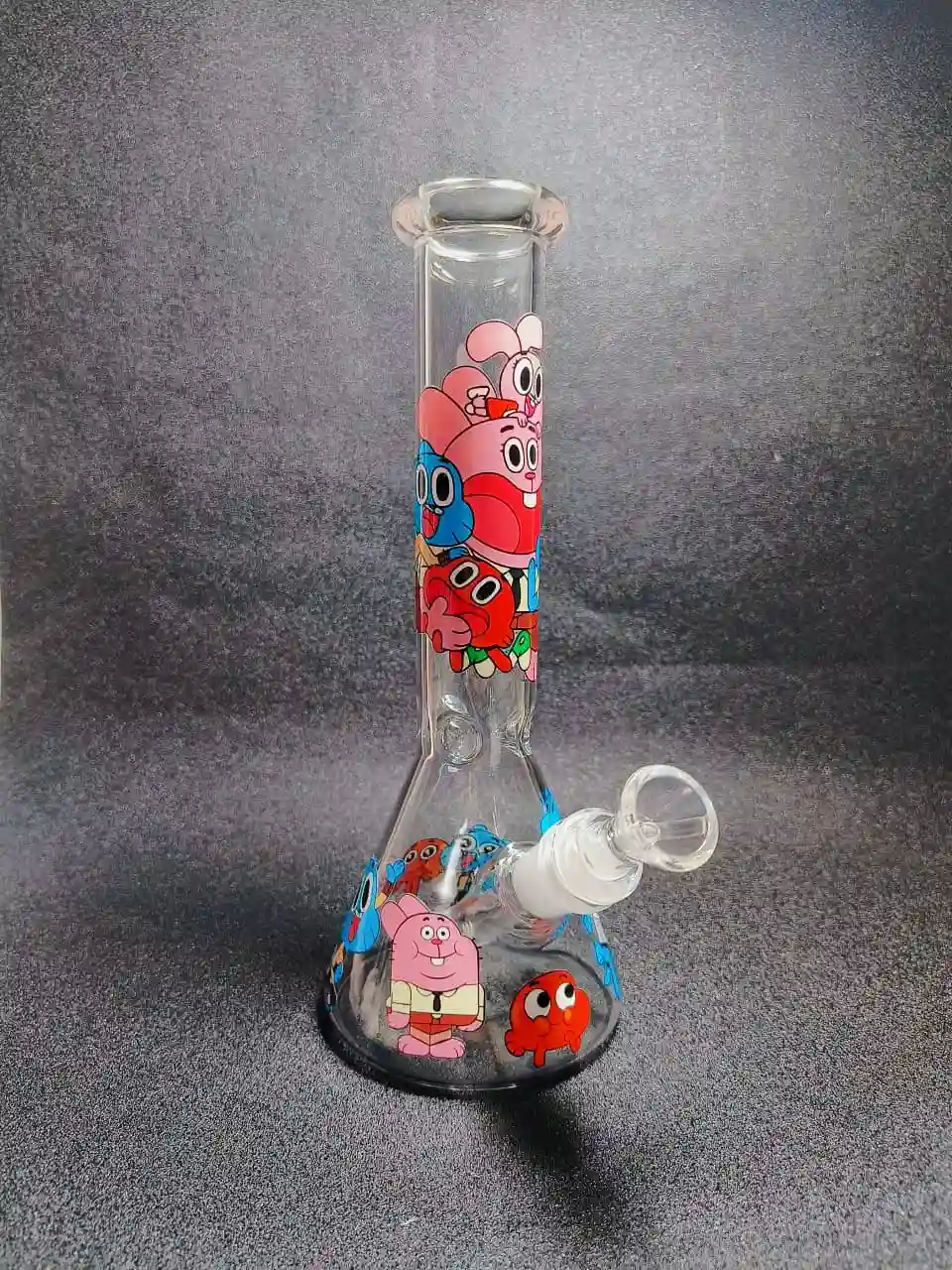 10-Inch Gumball Cartoon Beaker Glass Bong