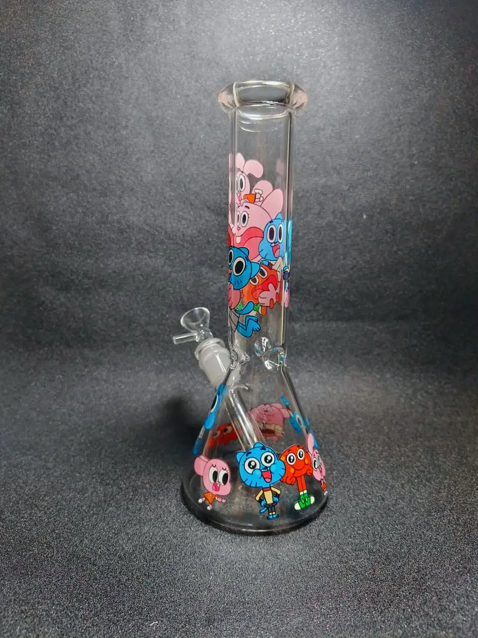 10-Inch Gumball Cartoon Beaker Glass Bong - Image 4