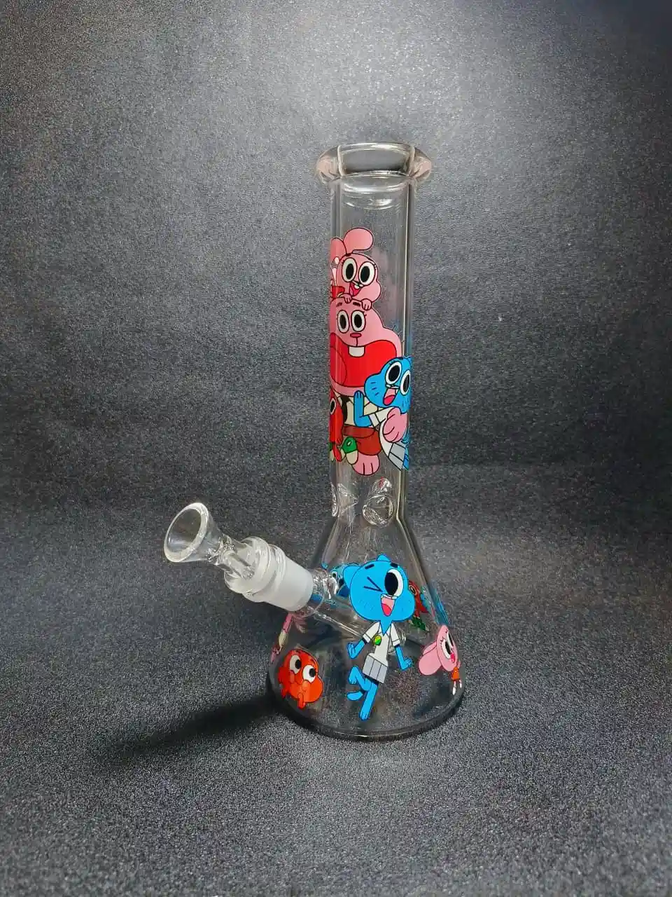 10-Inch Gumball Cartoon Beaker Glass Bong - Image 2