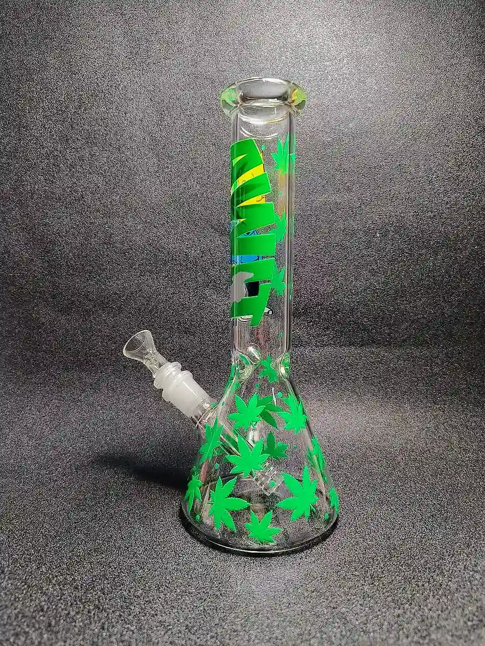 10 Inch Bart Simpson Street Leaf Beaker Glass Bong - Image 2