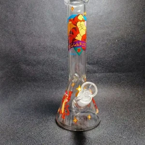 10 Inch Tigger Hundred Acre Stars Beaker Glass Bong